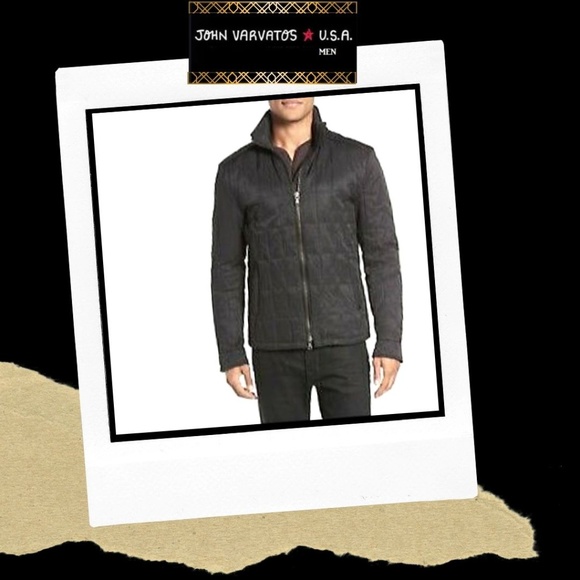 RARE JOHN VARVATOS STAR USA Quilted Down Jacket Size XL 09/24 - Picture 6 of 16